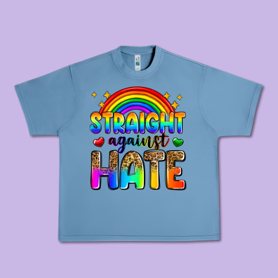 Straight Against Hate Urban Heavy Tee Designed By Zillion Design Studio