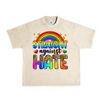 Sandshell straight against hate Urban Heavy Tee - Zillion Design Studio