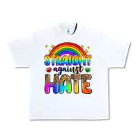 White straight against hate Urban Heavy Tee - Zillion Design Studio
