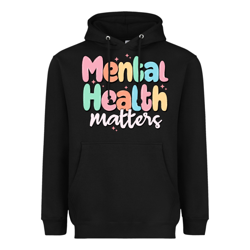 Mental Health Matters Heavyweight Hoodie by MaliasSmallBusiness | Teevron
