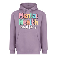 Lavender mental health matters Heavyweight Hoodie - MaliasSmallBusiness