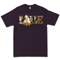 Plum love goats serape cowhide leopard goat family Premium Tee - Artiststas