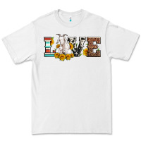 White love goats serape cowhide leopard goat family Premium Tee - Artiststas