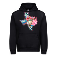Black Texas Boho Bull Skull Urban Hoodie - Bettercallsaul