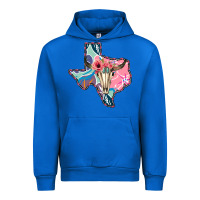 Cobalt Texas Boho Bull Skull Urban Hoodie - Bettercallsaul
