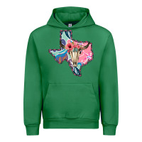 Emerald Texas Boho Bull Skull Urban Hoodie - Bettercallsaul