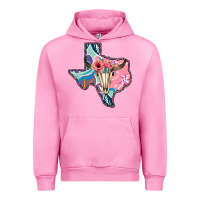 Fuchsia Pink Texas Boho Bull Skull Urban Hoodie - Bettercallsaul