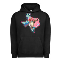 Pigment Black Texas Boho Bull Skull Urban Hoodie - Bettercallsaul