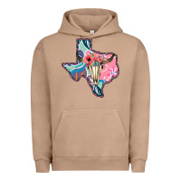 Pigment Burro Texas Boho Bull Skull Urban Hoodie - Bettercallsaul