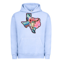 Pigment Grape Ice Texas Boho Bull Skull Urban Hoodie - Bettercallsaul