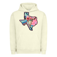 Pigment Pistachio Texas Boho Bull Skull Urban Hoodie - Bettercallsaul