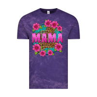 Cloud Purple mama leopard background Vintage Tee - texasbilliewilder