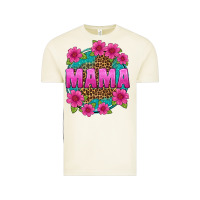 Vintage Arctic mama leopard background Vintage Tee - texasbilliewilder
