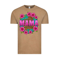 Vintage Coffee mama leopard background Vintage Tee - texasbilliewilder