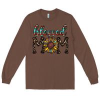 Chestnut blessed mom Long Sleeve Tee - CowhideDigitalArt