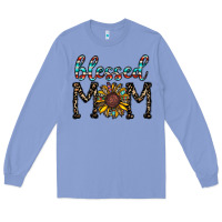 Colony Blue blessed mom Long Sleeve Tee - CowhideDigitalArt