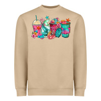 Mushroom mermaid tail coffee cups Heavyweight Sweatshirt - Zillion Design Studio