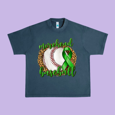 Morehead Baseball Liver Cancer Urban Heavy Tee Designed By Texasbilliewilder