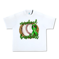 White Morehead Baseball Liver Cancer Urban Heavy Tee - texasbilliewilder