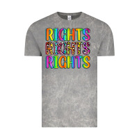 Cloud Rock rights rights rights (pride) Vintage Tee - Zillion Design Studio