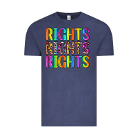 Vintage Denim rights rights rights (pride) Vintage Tee - Zillion Design Studio