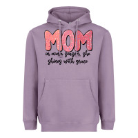 Lavender mom in every season, she shines with grace Heavyweight Hoodie - MaliasSmallBusiness