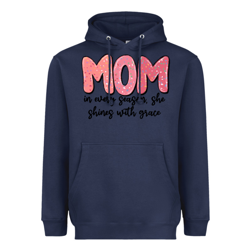 Mom In Every Season, She Shines With Grace Heavyweight Hoodie by MaliasSmallBusiness | Teevron