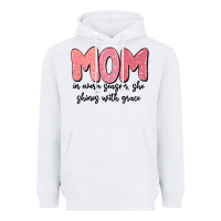 White mom in every season, she shines with grace Heavyweight Hoodie - MaliasSmallBusiness