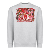 Heather Grey Be Mine Rooster Heavyweight Sweatshirt - RanaPortraitStore