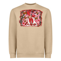 Mushroom Be Mine Rooster Heavyweight Sweatshirt - RanaPortraitStore
