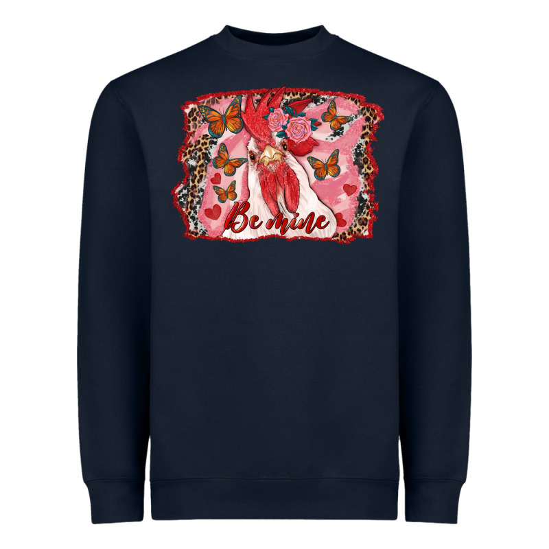 Be Mine Rooster Heavyweight Sweatshirt by RanaPortraitStore | Teevron