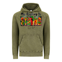 Vintage Olive my history is strong Vintage Hoodie - Zillion Design Studio