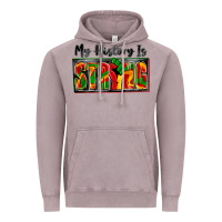 Vintage Zinc my history is strong Vintage Hoodie - Zillion Design Studio