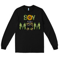 Black boy mom Long Sleeve Tee - CowhideDigitalArt