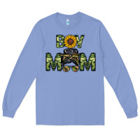 Colony Blue boy mom Long Sleeve Tee - CowhideDigitalArt