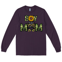 Plum boy mom Long Sleeve Tee - CowhideDigitalArt