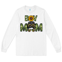 White boy mom Long Sleeve Tee - CowhideDigitalArt