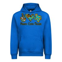 Cobalt Peace Love Texas Urban Hoodie - Bettercallsaul