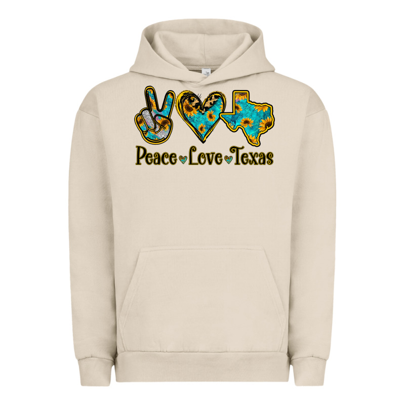 Peace Love Texas Urban Hoodie by Bettercallsaul | Teevron