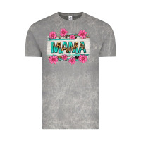 Cloud Rock mama leopard with turquoise background Vintage Tee - texasbilliewilder
