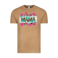 Vintage Camel mama leopard with turquoise background Vintage Tee - texasbilliewilder