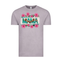 Vintage Zinc mama leopard with turquoise background Vintage Tee - texasbilliewilder