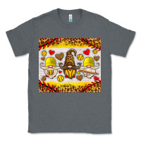 Charcoal Heather softball gnome Classic Tee - HRA Design Shop