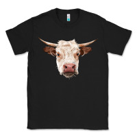 Black hereford cow head Classic Tee - RanaPortraitStore
