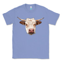 Colony Blue hereford cow head Classic Tee - RanaPortraitStore