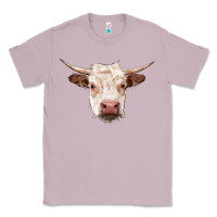 Lilac hereford cow head Classic Tee - RanaPortraitStore