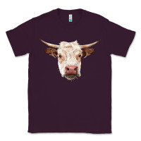 Plum hereford cow head Classic Tee - RanaPortraitStore
