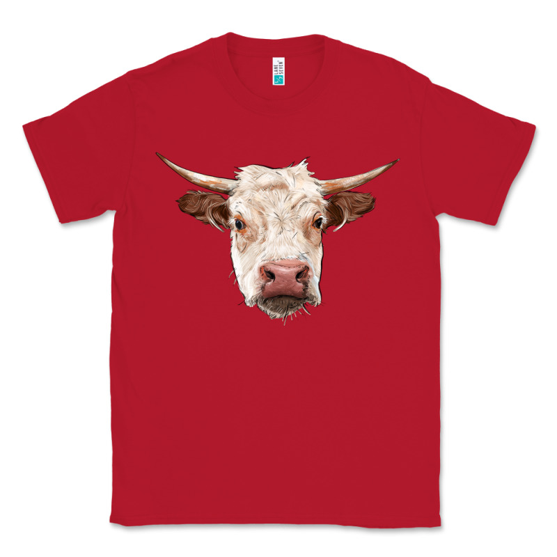 Hereford Cow Head Classic Tee by RanaPortraitStore | Teevron