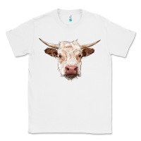 White hereford cow head Classic Tee - RanaPortraitStore