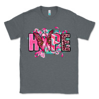 Charcoal Heather hope with butterfly's Classic Tee - AdoDesignShop